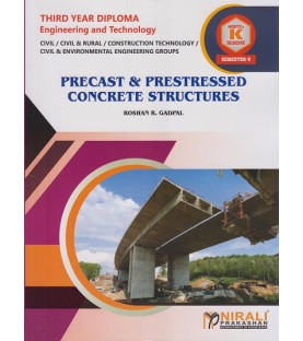Precast and Prestressed concrete structures MSBTE K Scheme Diploma Sem 5 Civil Engineering | Nirali Prakashan